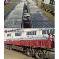 HDG Steel Grating With Toe Plate for Walkway Platform / Galvanized Steel Flooring Grating